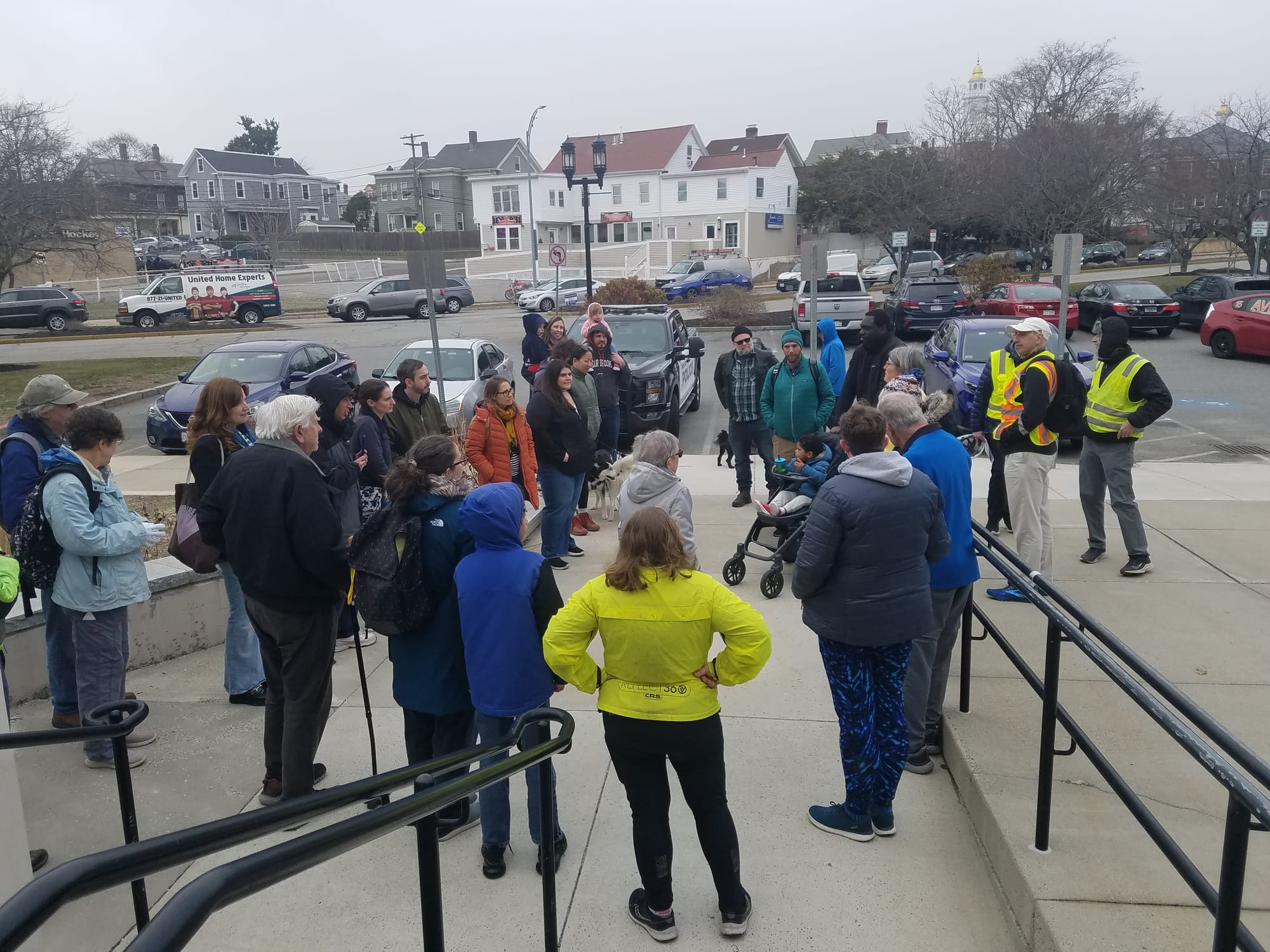 WalkMedford takes on dangerous Salem Street rotary, road conditions