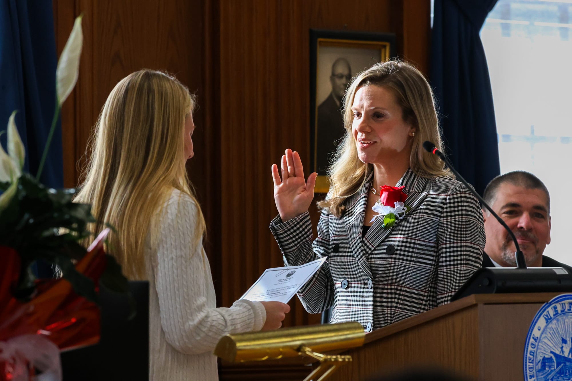 Medford celebrates Inauguration Day at City Hall