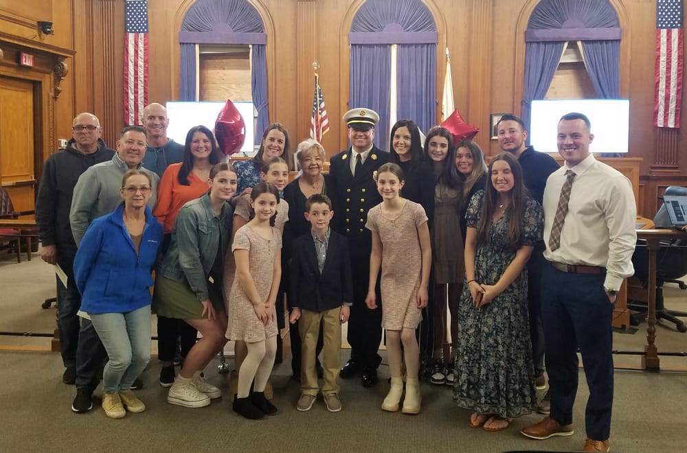 Medford celebrates swearing in of new fire chief Todd Evans post image