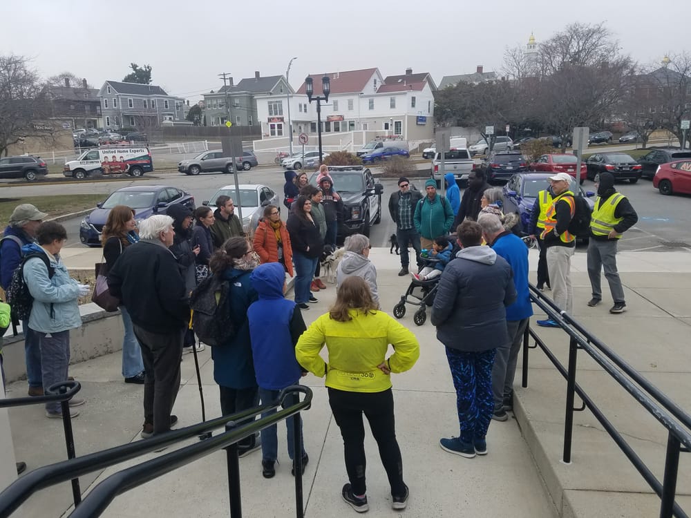 WalkMedford takes on dangerous Salem Street rotary, road conditions post image