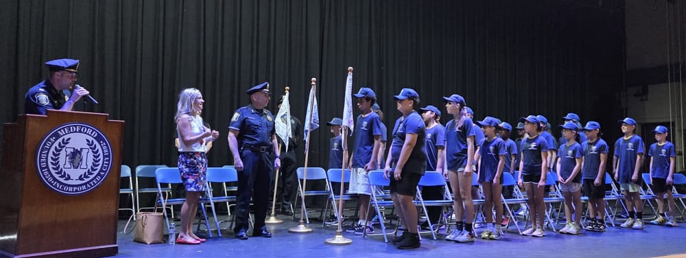 Medford Police graduate cadets from first Junior Police Academy post image